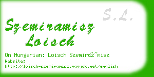 szemiramisz loisch business card